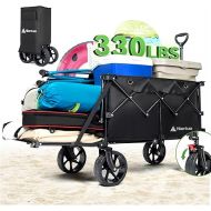 Hikenture Collapsible Wagon with Tailgate, 47.5