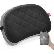 Hikenture Inflatable Camping Pillow, Thicken Backpacking Pillow with Removable Case, Ultralight Portable Blow Up Camp Pillow Hiking Pillow, Ergonomic Inflatable Travel Pillow for C