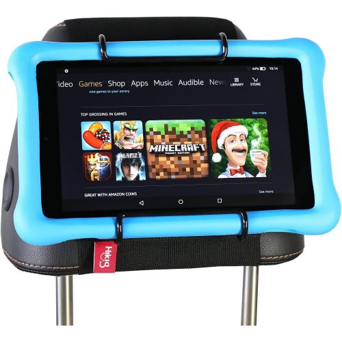  [아마존베스트]Hikig Car Headrest Mount Holder for Kids All Kindle Fire - Kindle Fire HD 6 / HD 7 / HD X7 / HD X9 / HD 6 (2014) / HD 7 (2014) / HD 6 (Kid Edition) / HD 7 (Kid Edition) / New Fire