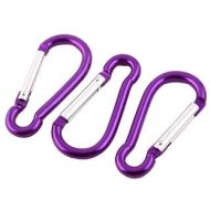 Hiking Aluminium Alloy D Ring Design Bag Bottle Carabiner Hook Keychain 3pcs by Unique Bargains