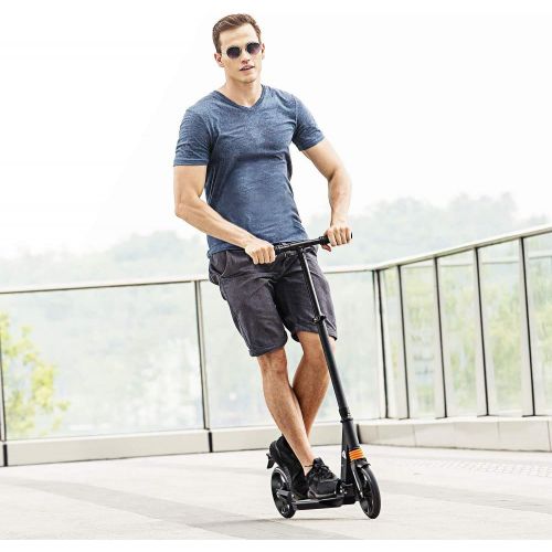  Hikole Scooters for Adults Teens, Kick Scooter with Adjustable Height Dual Suspension and Shoulder Strap 8 inches Big Wheels Scooter Smooth Ride Commuter Scooter Best Gift for Kids