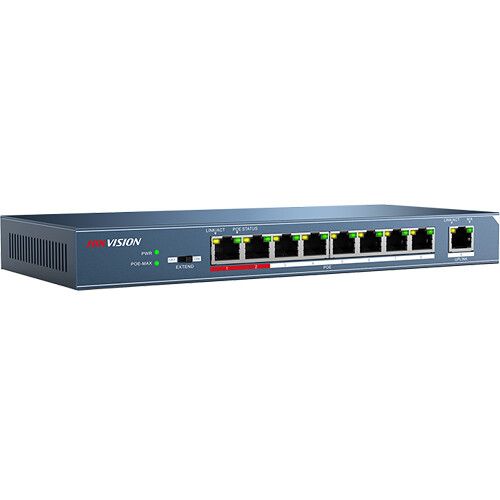  Hikvision DS-3E1309P-EI 8-Port Fast Ethernet Smart PoE Switch