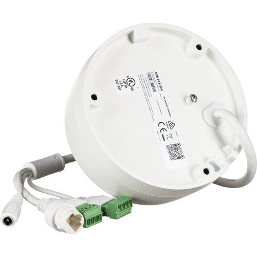  Hikvision ColorVu DS-2CD2147G2-LSU 4MP Outdoor Network Dome Camera with 2.8mm Lens (White)