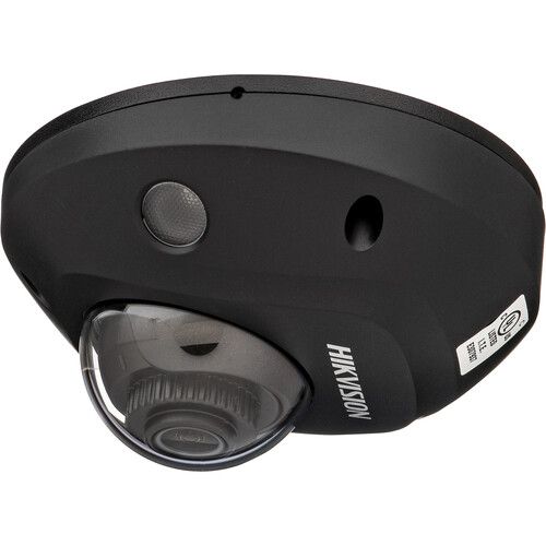  Hikvision AcuSense DS-2CD2543G2-IS 4MP Outdoor Network Mini Dome Camera with Night Vision & 2.8mm Lens (Black)