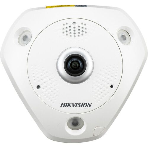  Hikvision DS-2CD6365G0E-IS 6MP Network Fisheye Camera with Night Vision & Heater