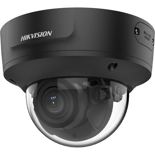  Hikvision AcuSense DS-2CD2743G2-IZS 4MP Outdoor Network Dome Camera with Night Vision & 2.8-12mm Lens (Black)