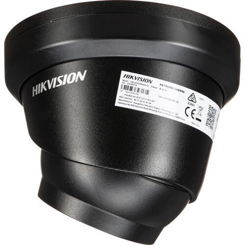 Hikvision AcuSense DS-2CD2343G2-IU 4MP Outdoor Network Turret Camera with Night Vision & 2.8mm Lens (Black)