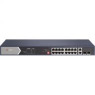 Hikvision DS-3E0520HP-E 16-Port Gigabit PoE+ / PoE 4 Compliant Unmanaged Network Switch