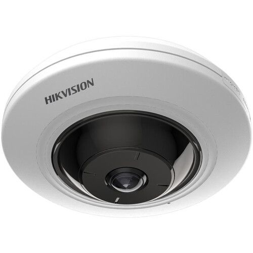  Hikvision Performance Series DS-2CD3956G2-ISU AcuSense 5MP Fisheye Network Dome Camera (White)