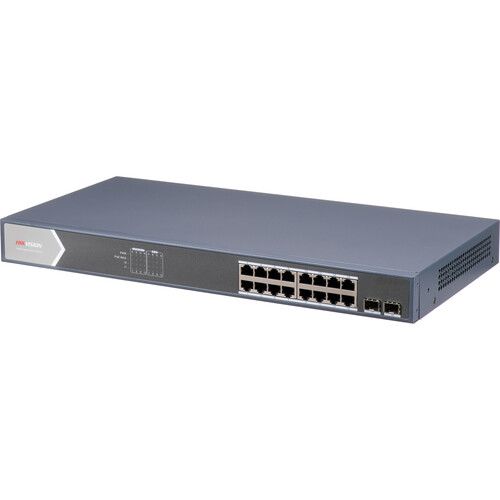  Hikvision DS-3E1518P-SI 16-Port Gigabit PoE+ Compliant Managed Network Switch