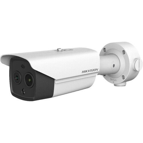  Hikvision DS-2TD2628T-7/QA Thermal & Optical Bi-Spectrum Network Bullet Camera (6.9mm Thermal, 6.4mm Optical) Lens