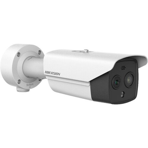  Hikvision DS-2TD2628T-7/QA Thermal & Optical Bi-Spectrum Network Bullet Camera (6.9mm Thermal, 6.4mm Optical) Lens
