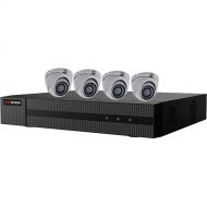 Hikvision EKT-K41T24 4-Channel 4MP DVR with 1TB HDD & 4 2MP Night Vision Turret Cameras Kit