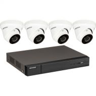 Hikvision EKI-K41T44 4-Channel 8MP NVR with 1TB HDD & 4 4MP Night Vision Turret Cameras Kit