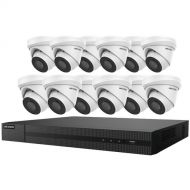 Hikvision EKI-K164T412H 16-Channel 8MP NVR with 4TB HDD & Twelve 4MP Night Vision Turret Cameras Kit