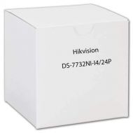 Hikvision NVR, 32-Channel, H264+/H264H265, up to 12MP, Integrated 24-Port PoE, HDMI,4-SATA, No HDD/DS-7732NI-I4/24P /