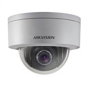 Hikvision DS-2DE3304W-DE Outdoor DayNight Network Mini PTZ Dome Camera, 3MP, 4X Optical, 1080P, Surface Mount, POE12VDC, H.264 Video Compression Format