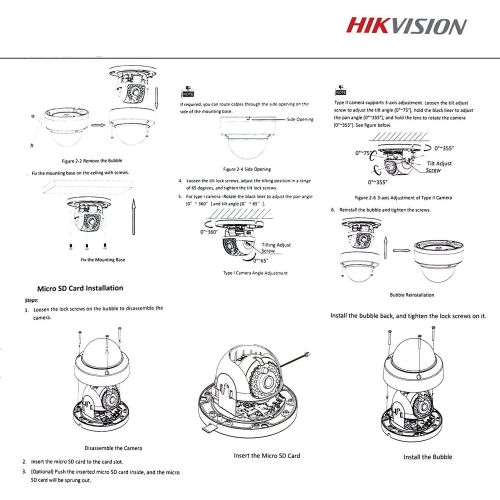  Hikvision IP Camera 4MP DS-2CD2142FWD-I WDR HD Dome Camera POE Network CCTV Camera 4 Lens-International Version