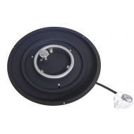 AZ Patio HEX-Burner Fire Pit Burner Replacement, Black