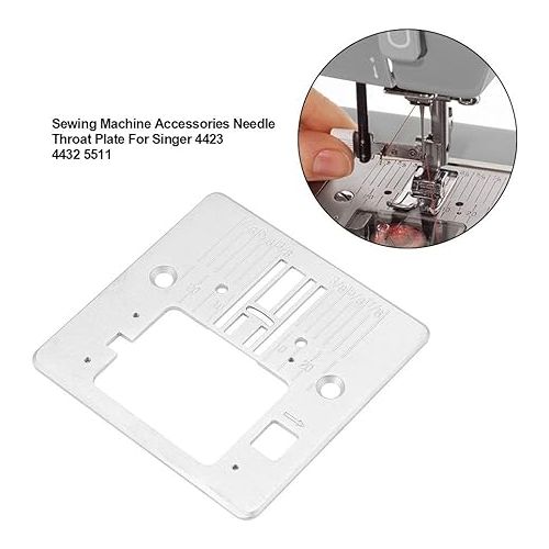  Needle Throat Plate for Singer 4423 4432 5511 Stainless Steel Sewing Machine Accessories Q60D