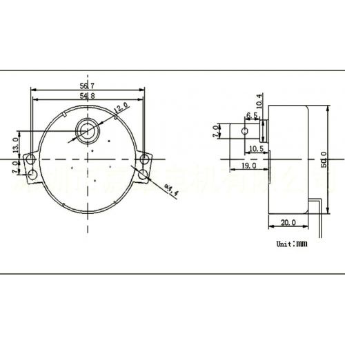  Hilitand drehbar Synchronmotor 50/60Hz Frequenz AC 220~240V Getriebemotor CW/CCW 4W Mikrowelle(2.5-3RPM)