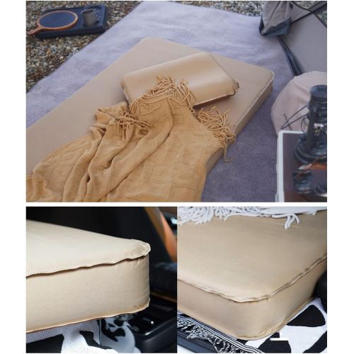  Hilitand Inflatable Mattress, Automatic Inflatable Pad Outdoor Camping Tent Sleeping Pad Thickened Moisture-proof Pad Car Inflatable Mattress for Camping Travel