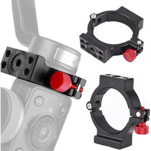  Hilitand Extension Mounting Ring for DJI Ronin S stabilizer,stabilizer Mounting Rod Clamp Ring with Locking Screw,with 1/4inch and 3/8inch Extension Threads Accessory