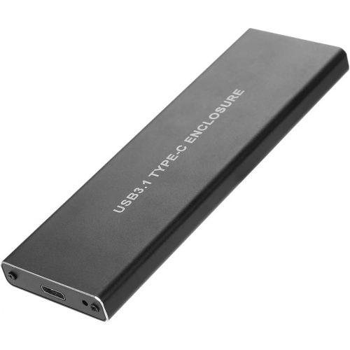  Hilitand Aluminum Alloy Hard Drive Box, High Speed External Mobile SSD Box, UASP Acceleration Support, USB3.1 to M.2 NVME SSD Case for WinXP/Vista/Win7/Win8/WIN10 32/64 bit