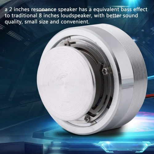  Hilitand 1 Pcs Speaker Vibration Strong Bass Speaker 50MM 2 inch All Frequency Resonance Speaker Vibration Strong Bass Louderspeaker(4Ω 25W)