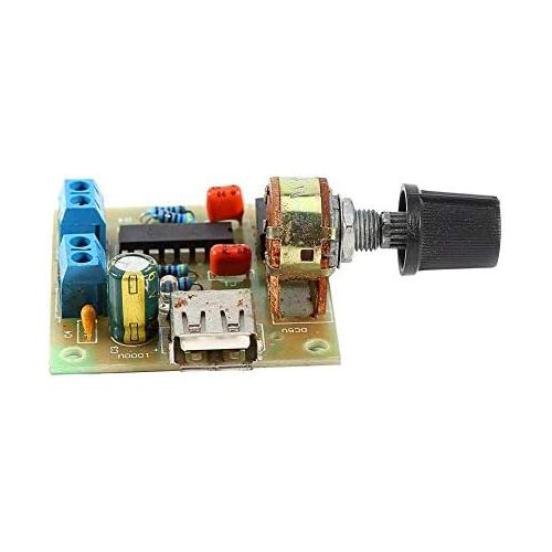  [아마존베스트]-Service-Informationen Hilitand PM2038 USB Audio Amplifier Board Module Audio Power Supply Audio Receiver 5W DC 2V-6V