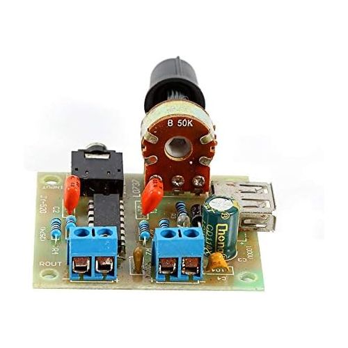  [아마존베스트]-Service-Informationen Hilitand PM2038 USB Audio Amplifier Board Module Audio Power Supply Audio Receiver 5W DC 2V-6V