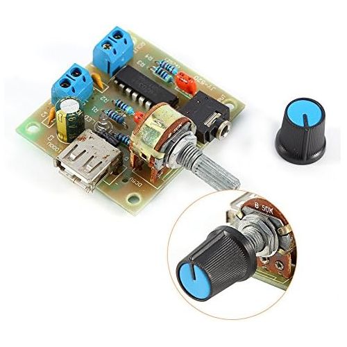  [아마존베스트]-Service-Informationen Hilitand PM2038 USB Audio Amplifier Board Module Audio Power Supply Audio Receiver 5W DC 2V-6V