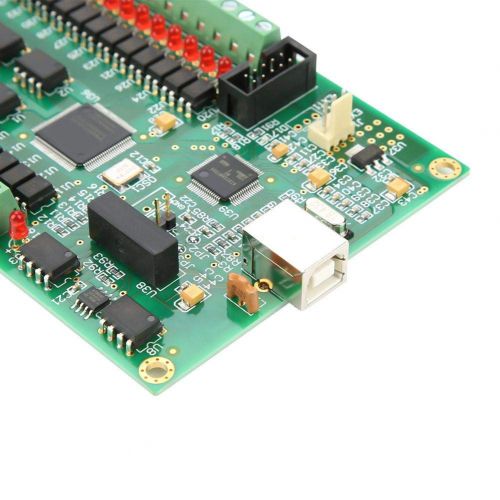  Hilitand 34 Axis 200KHz USB Mach3 Motion Breakout Board Interface for CNC Machine Windows(4 axis)