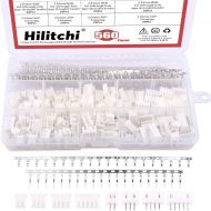 Hilitchi 560Pcs 2.54mm 2/3/4/5 Pin Housing and Male/Female Pin Head Connector Adapter Plug Set Perfectly?Compatible with JST-XHP