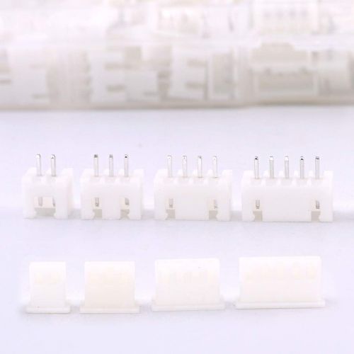  Hilitchi 560Pcs 2.54mm 2/3/4/5 Pin Housing and Male/Female Pin Head Connector Adapter Plug Set Perfectly?Compatible with JST-XHP