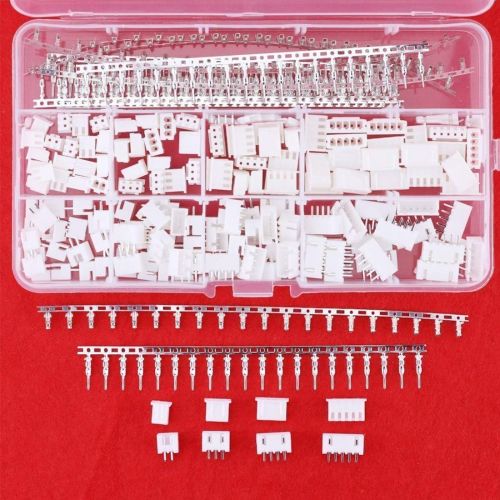  Hilitchi 560Pcs 2.54mm 2/3/4/5 Pin Housing and Male/Female Pin Head Connector Adapter Plug Set Perfectly?Compatible with JST-XHP