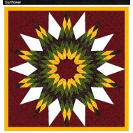 HillbillyPrints Light weight, easy to install Sunflower Barn Quilt with Free Shipping, 2x2, 3x3, 4x4