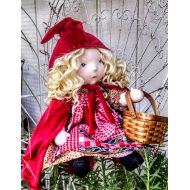 HillcountryDollmaker Red Riding Hood Waldorf Doll