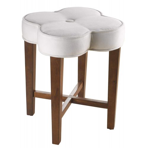  Hillsdale Furniture 50958 Clover Vanity Stool White