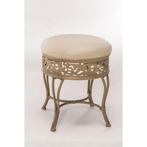  Hillsdale Furniture Hillsdale Villa III Vanity Stool, Antique Beige