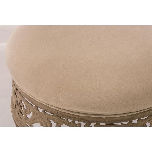  Hillsdale Furniture Hillsdale Villa III Vanity Stool, Antique Beige