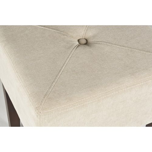  Hillsdale Furniture 55240 Bellamy Backless Vanity Stool Beige