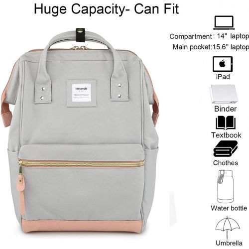  [아마존베스트]Himawari Travel School Backpack with USB Charging Port 15.6 Inch Doctor Work Bag for Women&Men College Students(XK-04#-USB L)