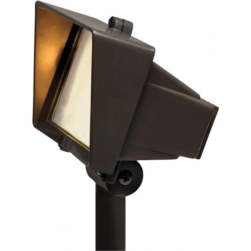  Hinkley Lighting 1521BZ T4 Flood Light with Frosted Lens 50 Watt Maximum, Bronze