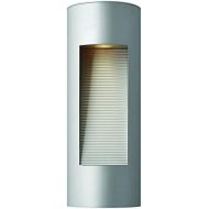 Hinkley 1660TT-LED Contemporary Modern Two Light Wall Mount from Luna collection in Pwt, Nckl, BS, Slvr.finish,