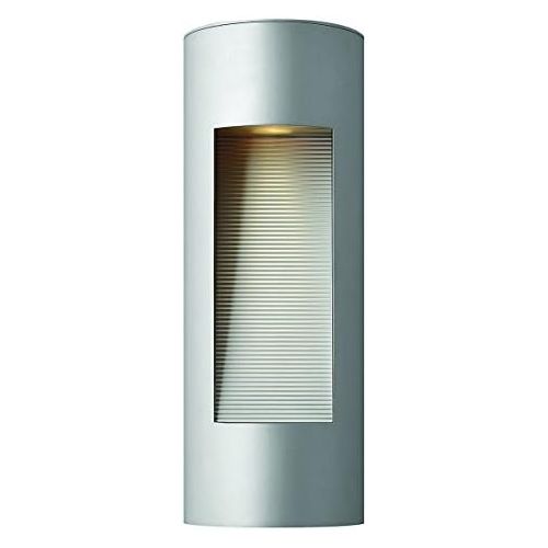  Hinkley 1660TT-LED Contemporary Modern Two Light Wall Mount from Luna collection in Pwt, Nckl, BS, Slvr.finish,