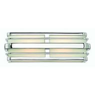 Hinkley 5232CM Transitional Two Light Bath from Winton collection in Chrome, Pol. Nckl.finish,