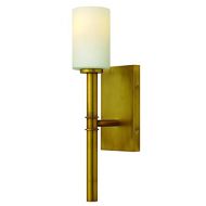 Hinkley 3580VS Transitional One Light Wall Sconce from Margeaux collection in Brassfinish,