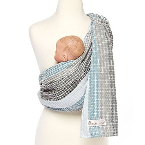  Hip Baby Wrap Ring Sling Baby Carrier for Infants and Toddlers (Moon Honeycomb)