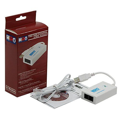  Hiro Inc Hiro Network H50228 V92 56K External USB Modem Retail